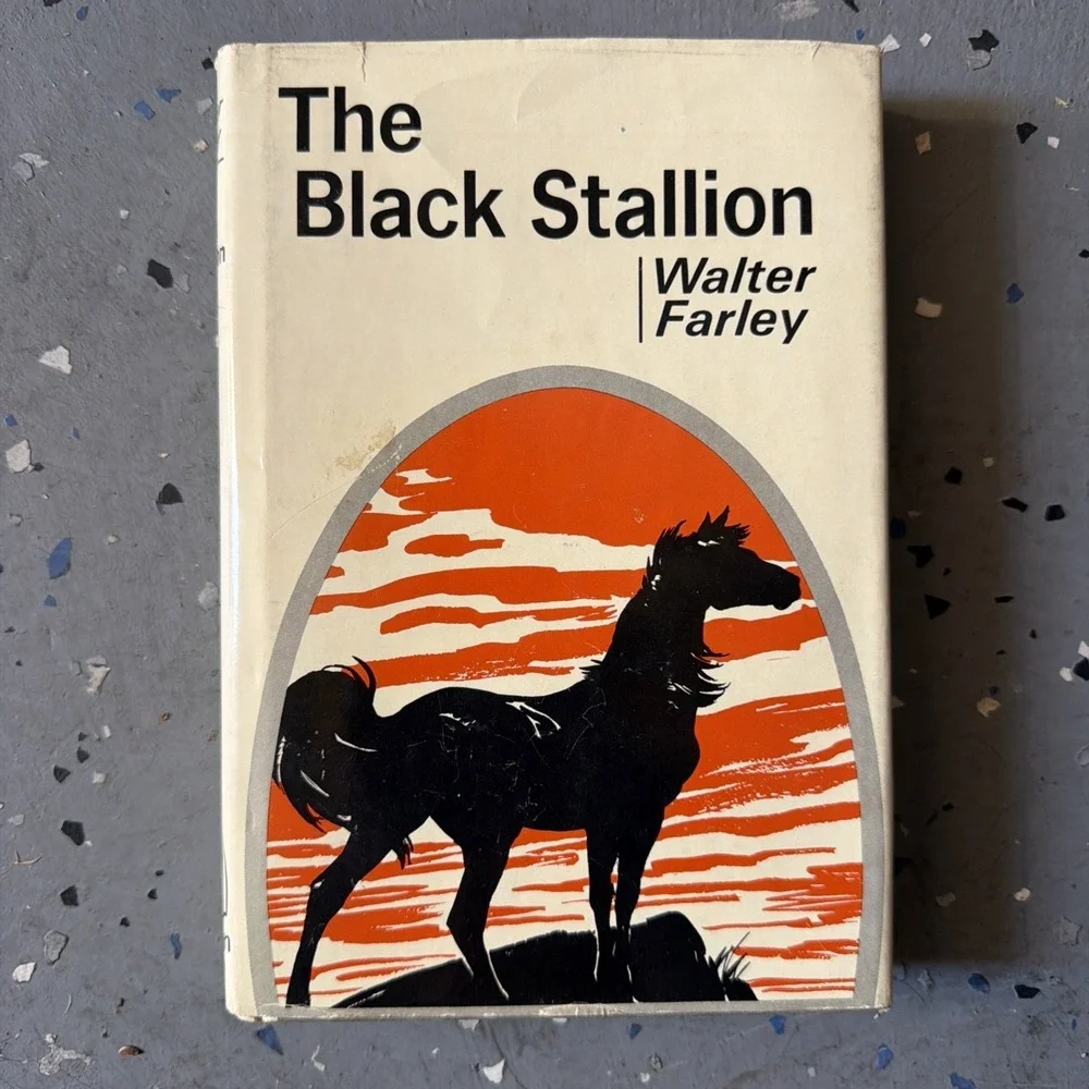 The Black Stallion Walter Farley / 1941 BCE HCDJ F-1 Random House